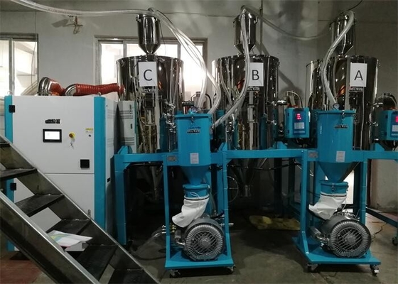 Auto secador plástico Hygroscopic OHD-750-O do funil 18KW com superfície do SUS