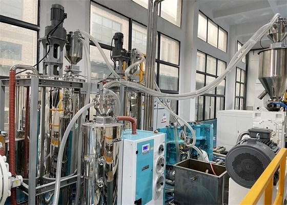 1500 Kg/H da cristalização da capacidade e a máquina de secagem para o ANIMAL DE ESTIMAÇÃO que cola o material