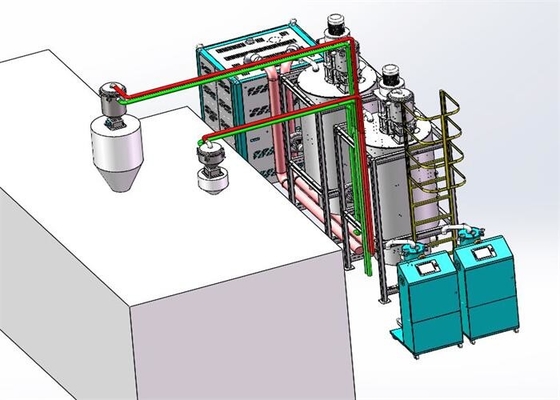 Potência instalada variada Desicante industrial Desumidificador Plástico higroscópico Para 60-4000m3/H Fluxo de ar de processo