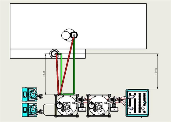 Potência instalada variada Desicante industrial Desumidificador Plástico higroscópico Para 60-4000m3/H Fluxo de ar de processo