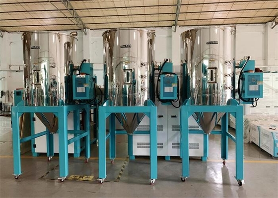 Do secador plástico do funil da isolação da dupla camada máquina de secagem plástica de poupança de energia