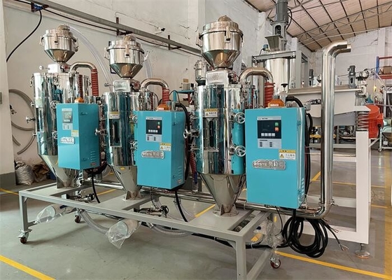 Do secador plástico do funil da isolação da dupla camada máquina de secagem plástica de poupança de energia