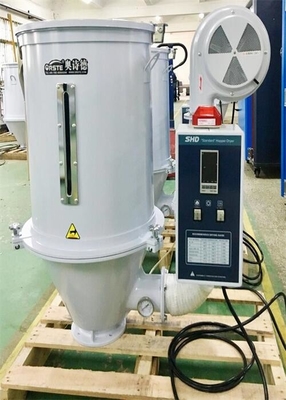 Máquina de secar o ar quente para granulados de plástico de dimensões variadas