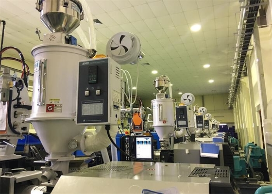 Secador plástico padrão econômico do funil para a resina não Hygroscopic dos grânulo