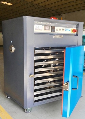 6.4KW Tray Industrial Drying Cabinet Dryer para a resina plástica dos grânulo