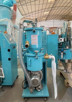 Máquina de carregamento automático controlada por PLC para transporte de pellets de plástico