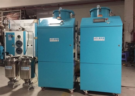 Carregador de vácuo industrial de resina de plástico com sistema de controlo PLC