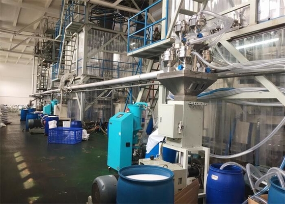 Sistema de alimentação centralizado automatizado de capacidade de 500-2000 kg para secagem de materiais plásticos