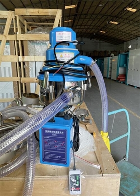 Máquina do carregador do único vácuo auto 200 Kg/H da taxa de transferência para a resina material plástica