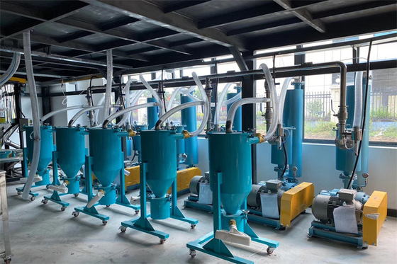 Sistema de alimentação centralizado plástico que transporta a mistura para o processamento do AUGE do PA do ANIMAL DE ESTIMAÇÃO