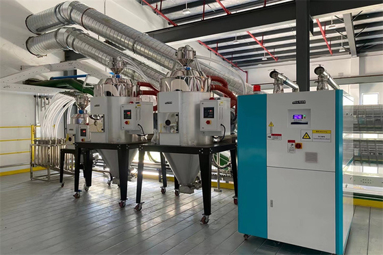 Sistemas OMCS-20 de secagem centrais que alimentam a mistura personalizada para a manipulação plástica