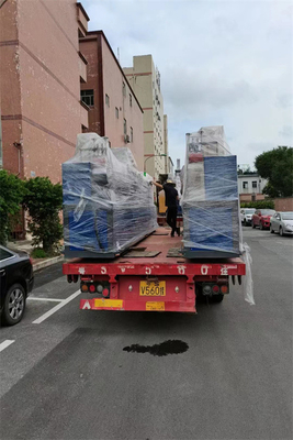 O controle inteligente PP plásticos do PLC prende com correias a linha de produção fita com 5-19 milímetros de cor verde