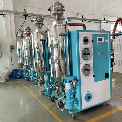 A instalação fácil de poupança de energia de desidratação plástica do funil dos secadores do PA TPU do ANIMAL DE ESTIMAÇÃO