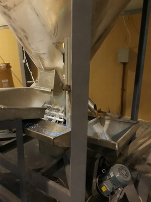 Transporte plástico de aço do alimentador de parafuso do carregador do SUS auto para flocos dos grânulo