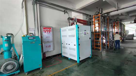 Secador de colchão desumidificador de aço inoxidável 4-40 kW Para secagem de grânulos de plástico