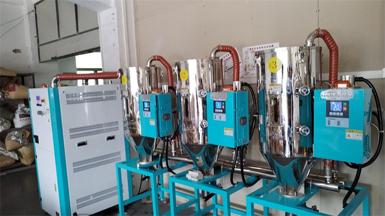 Máquinas de secagem de desicante de aço inoxidável para controle de temperatura de plásticos