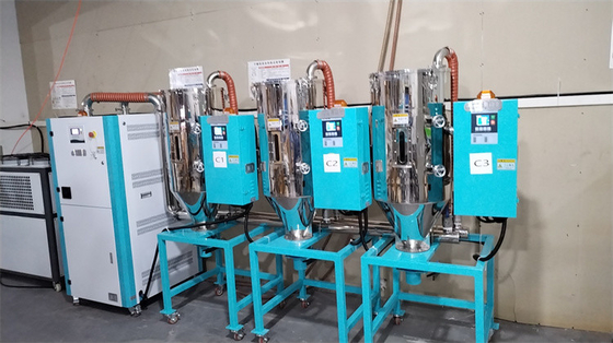 Secador de colchão desumidificador de aço inoxidável 4-40 kW Para secagem de grânulos de plástico