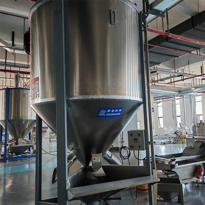 Máquina de mistura de plástico de alimentação manual ou automática para produção consistente