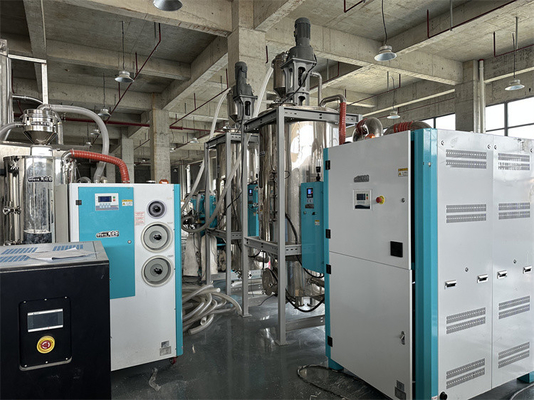 Secador de cristalização PET TPU PA com refrigeração por ar elétrico com filtragem em vários estágios