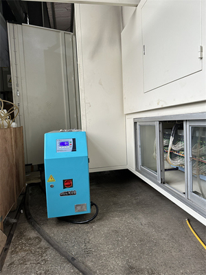 Controlador de temperatura do fluido de transferência de calor ajustável Azul e branco