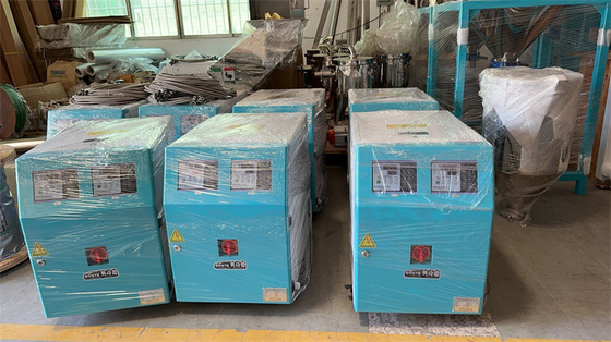 Controlador de temperatura de molde de exibição PLC de precisão com elemento de resfriamento de tubo de cobre